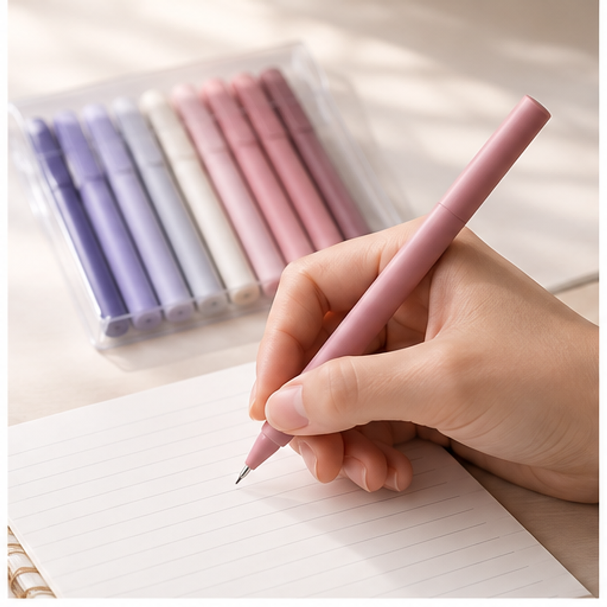 Fine Tip Pen Set — 8 Piece — lifestyle