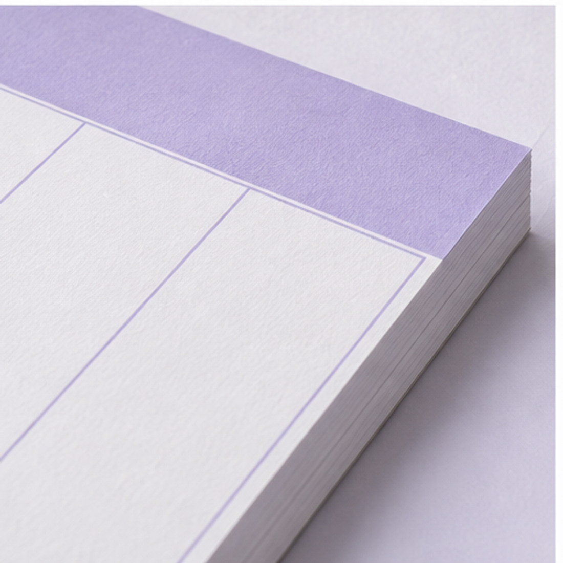 Undated Weekly Planner Pad — detail
