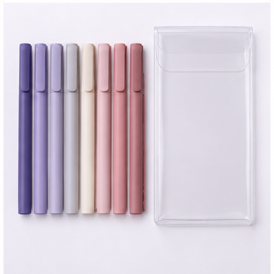 Fine Tip Pen Set — 8 Piece — overview
