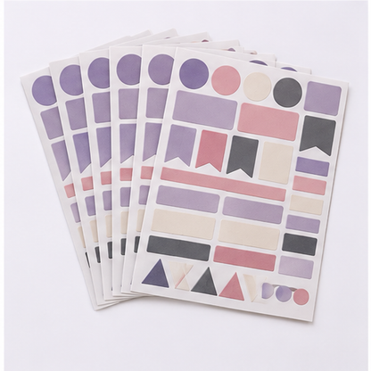 Monthly Planning Sticker Set — overview
