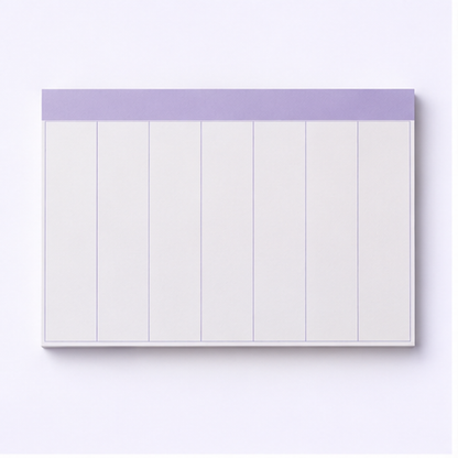 Undated Weekly Planner Pad — hero