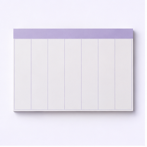 Undated Weekly Planner Pad — hero