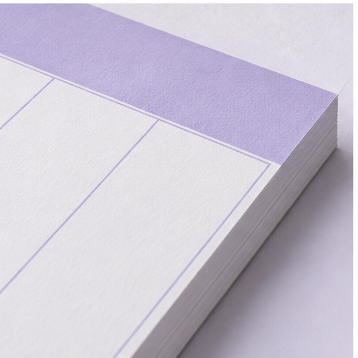 Undated Weekly Planner Pad — detail